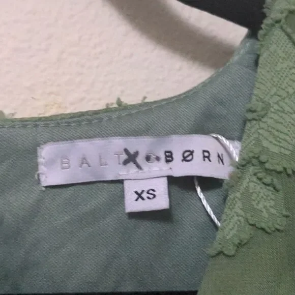 Baltic Born Sage Green Floral Midi Dress - Picture 2 of 6